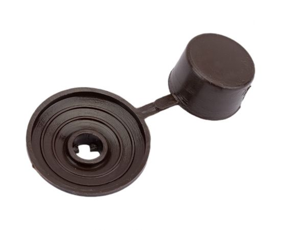 Шляпка для шиферного гвоздя Невский Крепеж коричневая, 50 шт. 819230 