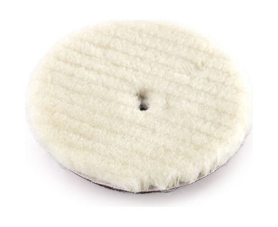 Круг полировальный из стриженого меха Stripy Wool Pad 75 мм Shine systems SS543 