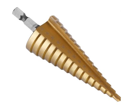 Сверло ступенчатое DH24, 4-32 мм DEKO 065-0692 – изображение 6