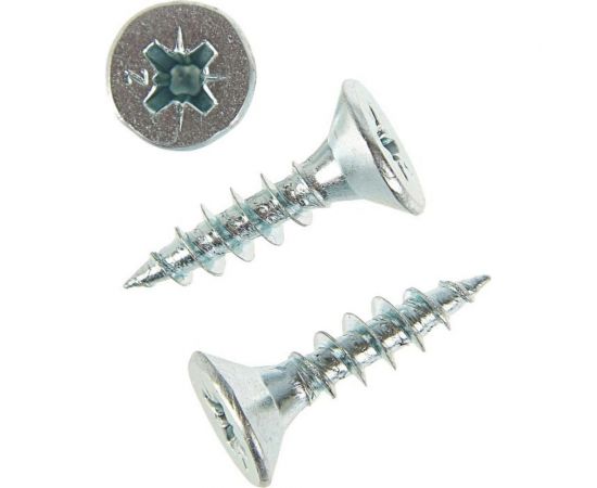 Универсальный саморез Tech-Krep 20х5,0 мм 200 шт оцинкованный, коробка с окном 102195 – изображение 2