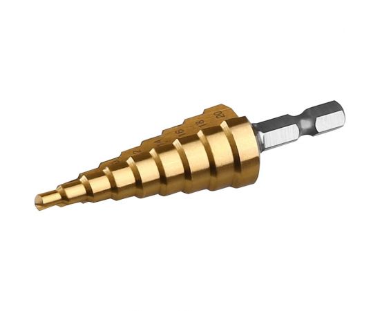 Сверло ступенчатое DH23 4-20 мм DEKO 065-0691 – изображение 6