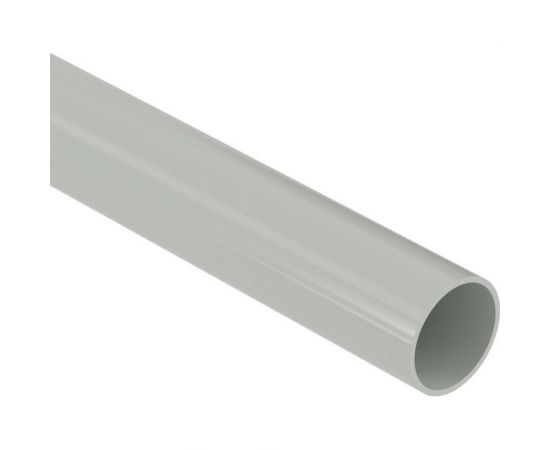 Жёсткая атмосферостойкая труба DKC ПВХ, д.32мм, лёгкая, 3м, цвет серый 63932UF – изображение 2