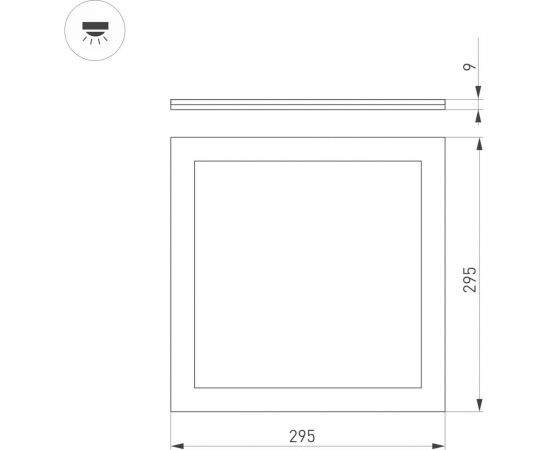 Светильник Arlight DL-INTENSO-S300x300-18W Day4000 036227 – изображение 3