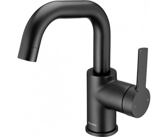 Смеситель для раковины Swedbe 1011B Diana высокий, однорычажный, черный матовый 1011B, EAN 7350078204699 – изображение 3