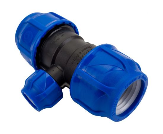 Компрессионный переходной тройник VALFEX ПНД, 40-20-40 1210012402040 – изображение 3