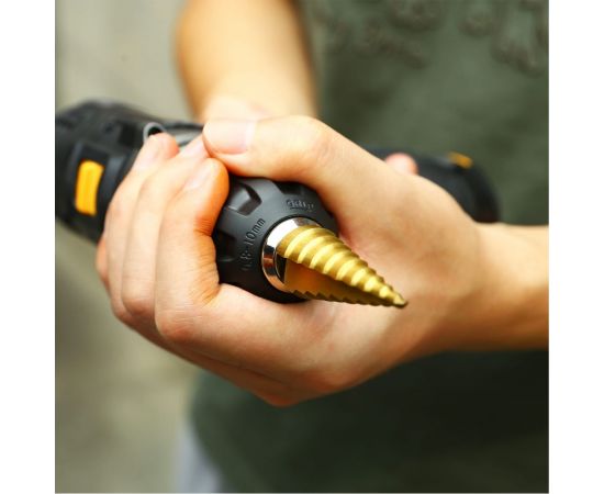 Сверло ступенчатое DH23 4-20 мм DEKO 065-0691 – изображение 4