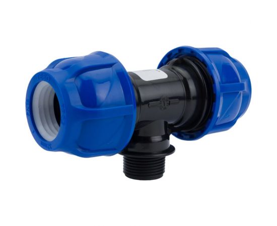 Тройник наружная резьба CN-TB ПНД 32х3/4"х32 TEBO 017031314 – изображение 2