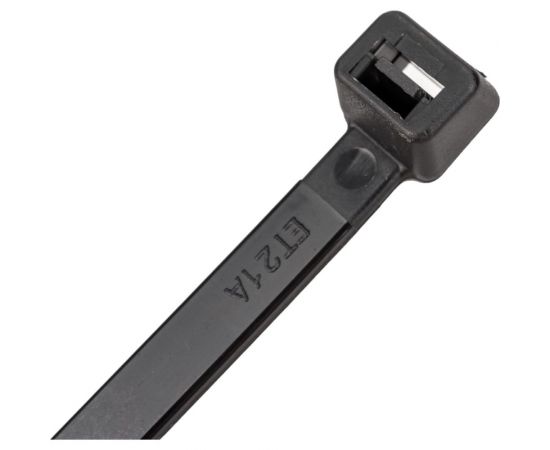 Нейлоновый хомут стяжка DolleX 7,6х300 мм, уп. 100 шт., черный SN-830 – изображение 3