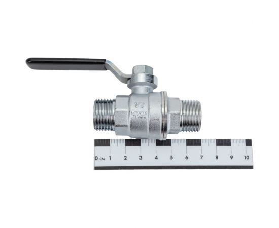 Шаровой полнопроходной кран для трубопровода Зубр 1/2" 4-51322-C-1/2 – изображение 2