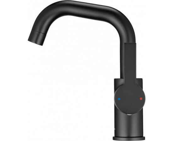 Смеситель для раковины Swedbe 1011B Diana высокий, однорычажный, черный матовый 1011B, EAN 7350078204699 – изображение 4