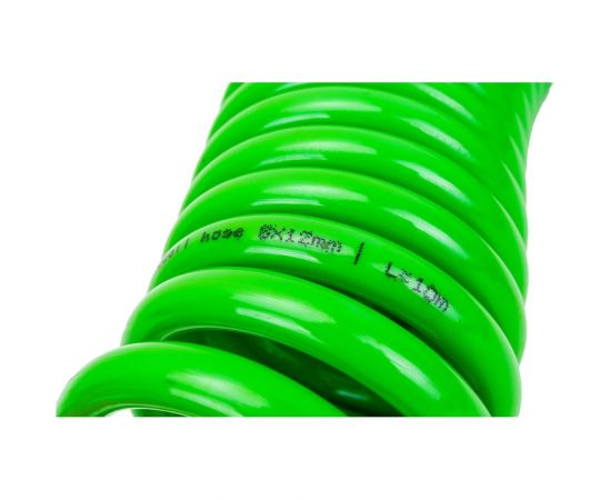 Шланг полиуретановый спиральный с быстросъемами 8/12 мм, 10 м ECO AHU-1080 – изображение 2
