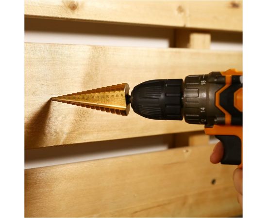 Сверло ступенчатое DH24, 4-32 мм DEKO 065-0692 – изображение 2