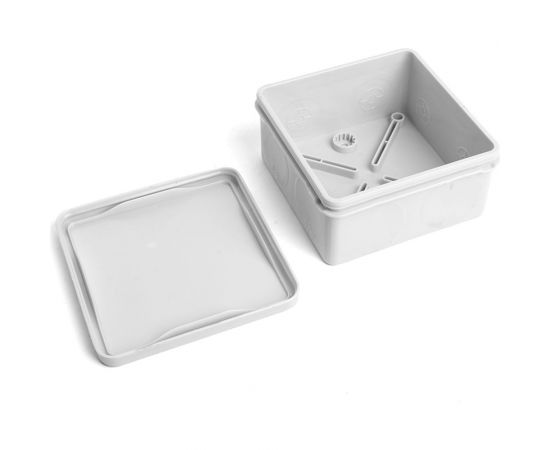 Разветвительная 2х компонентная коробка STEKKER EBX40-38-67 100х100х50мм, 8 вводов, IP67, 49198 – изображение 2