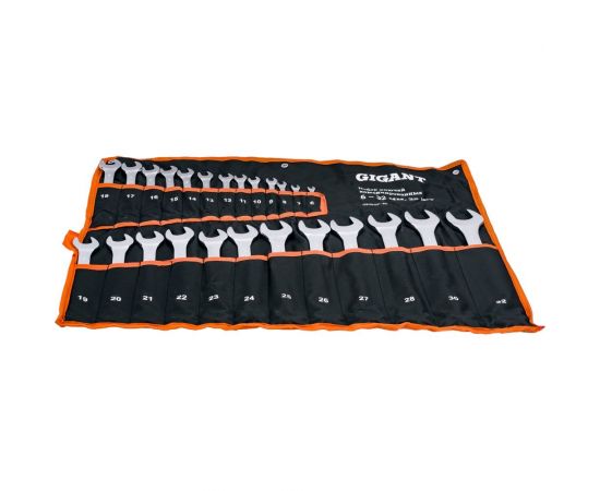 Набор комбинированных ключей Gigant 6 - 32 мм, 25шт., полированный хром GDWSP-25 