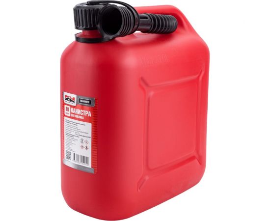 Канистра полиэтиленовая красная для ГСМ с заливным устройством 10 л REDMARK RM800010 