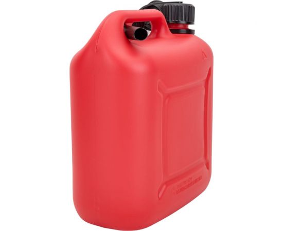 Канистра полиэтиленовая красная для ГСМ с заливным устройством 10 л REDMARK RM800010 – изображение 5