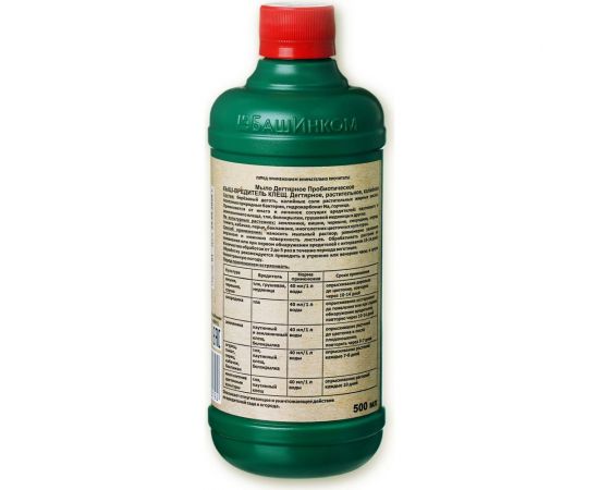 Дегтярное мыло БАШИНКОМ КЫШ-Вредитель Анти Клещ 0.5 л 00184699 – изображение 3