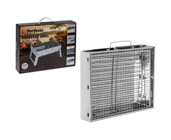 Мангал-барбекю PERFECTO LINEA 35x27x20 см 47-235272 – изображение 2