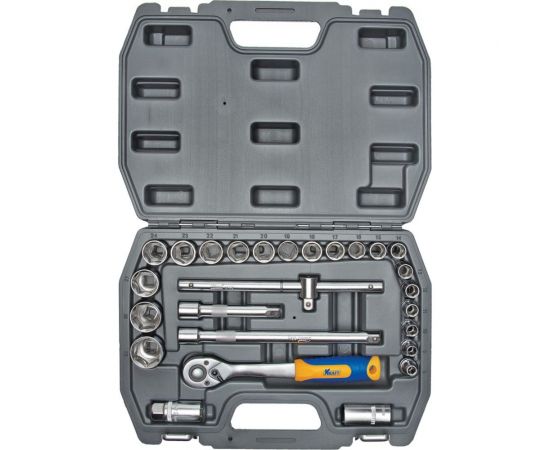 Набор инструмента 1/2 Dr 26 предметов KRAFT KT 700302 – изображение 3