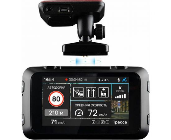 Комбо-устройство INCAR Brooklyn/GPS сигнатурный радар-детектор, видеорегистратор, доп. камера SDR-170 – изображение 3