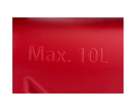 Канистра полиэтиленовая красная для ГСМ с заливным устройством 10 л REDMARK RM800010 – изображение 8