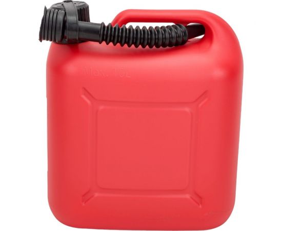 Канистра полиэтиленовая красная для ГСМ с заливным устройством 10 л REDMARK RM800010 – изображение 2