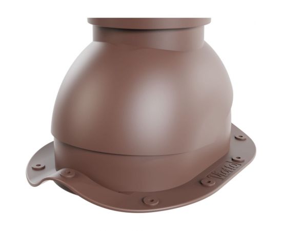 Вентиляционная труба для металлочерепицы Viotto диаметр 110 мм, высота 550 мм, утепленная, коричневый шоколад RAL 8017 07.506.01.01.06.100.8017 – изображение 2