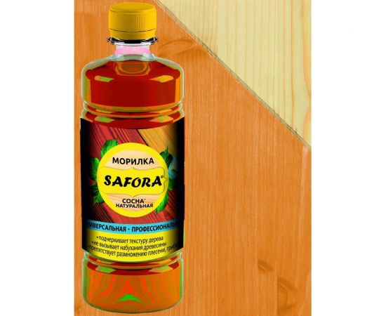 Профессиональная морилка для дерева SAFORA сосна (для дерева, фанеры, МДФ, ДСП, ДВП, ОСП (OSB) 009 – изображение 3
