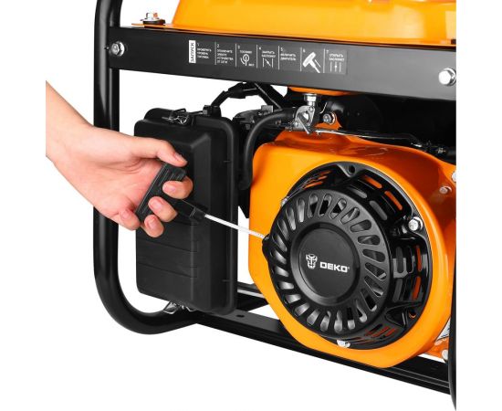 Бензиновый генератор DEKO dkeg210-e, 3.2 квт, электростартер 065-1085-1 – изображение 4