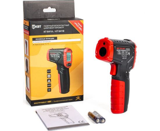 Бесконтактный цифровой пирометр КВТ KT 641B PROLINE 87245 – изображение 2