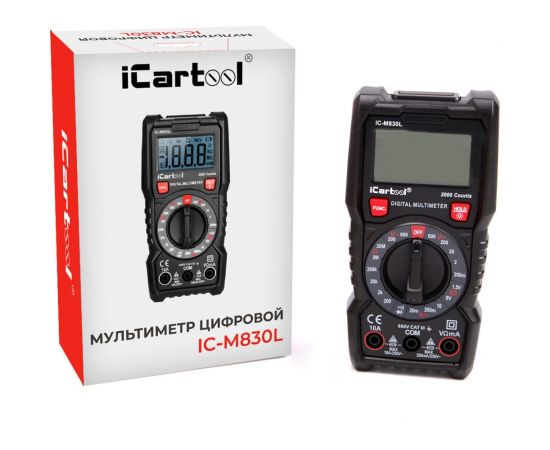 Цифровой мультиметр iCartool IC-M830L – изображение 3