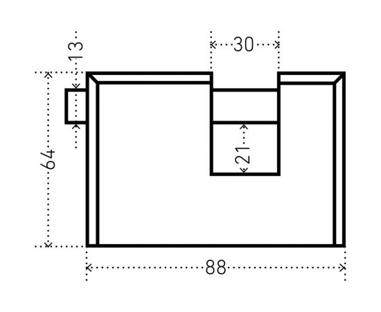 Навесной замок Аллюр ВС2-3С 13 мм 997 – изображение 5