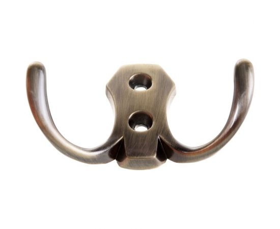 Мебельный крючок KERRON Д82 Ш45 В26, античная бронза KR 0020 AB – изображение 2