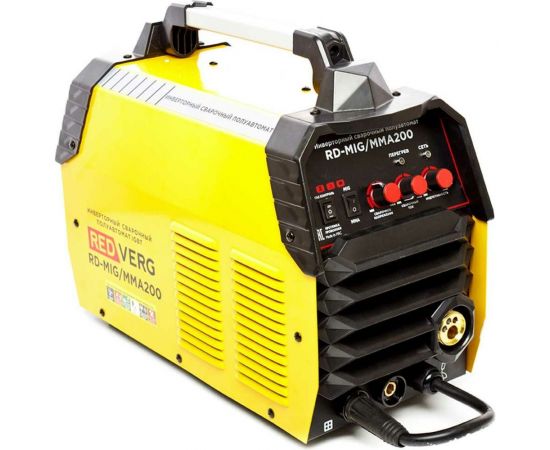Сварочный бестрансформаторный аппарат REDVERG RD-MIG/MMA200, полуавтомат 6632723 – изображение 7