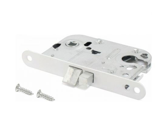 Врезной замок Аллюр 2018 WW белый, для финских дверей, б/о 14366 – изображение 2