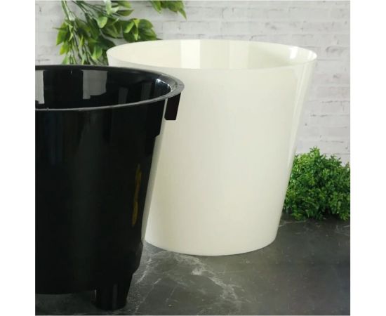 Горшок для цветов Idiland rosemary диам. 330 мм, 16 л, с дренажной вставкой, на колесиках, белый 692216004БЛ – изображение 3