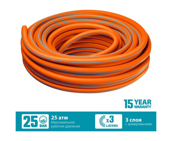 Поливочный шланг Grinda PROLine FLEX 3 1/2"", 15 м, 25 атм 429008-1/2-15 – изображение 6