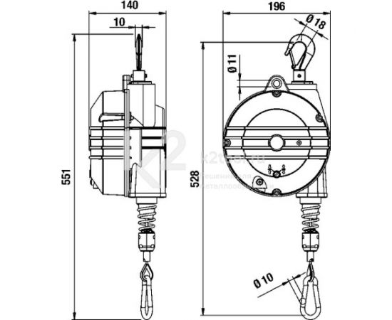 Таль балансир TECNA 9359 100084565 – изображение 2