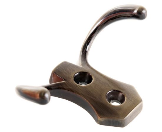 Мебельный крючок KERRON Д82 Ш45 В26, античная бронза KR 0020 AB – изображение 3