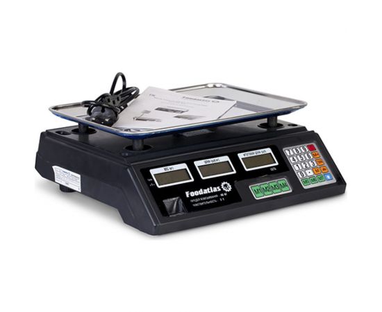Торговые весы Foodatlas ВТ-40Т, 40кг/2гр УТ000007867 – изображение 2