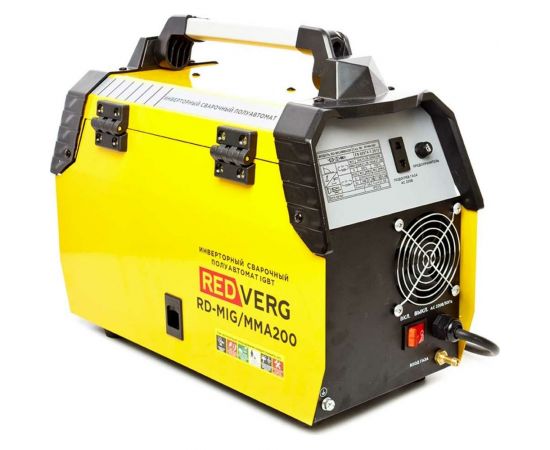 Сварочный бестрансформаторный аппарат REDVERG RD-MIG/MMA200, полуавтомат 6632723 – изображение 4