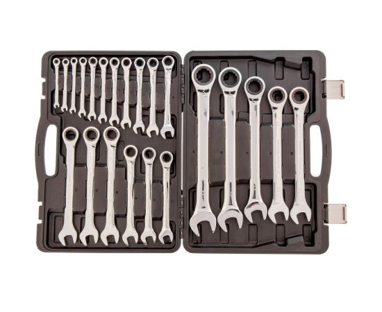 Набор комбинированных трещоточных ключей 22 шт MATRIX 14799 