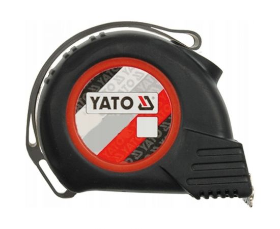 Рулетка YATO 5м х 25мм, автостоп, магнит, обрезиненный корпус YT-7111 