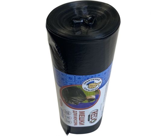 Мешки для мусора Standart 10 шт, 120 л, 30 мкм, ПВД, 70x110 см, 430 г REDO 901120 – изображение 5
