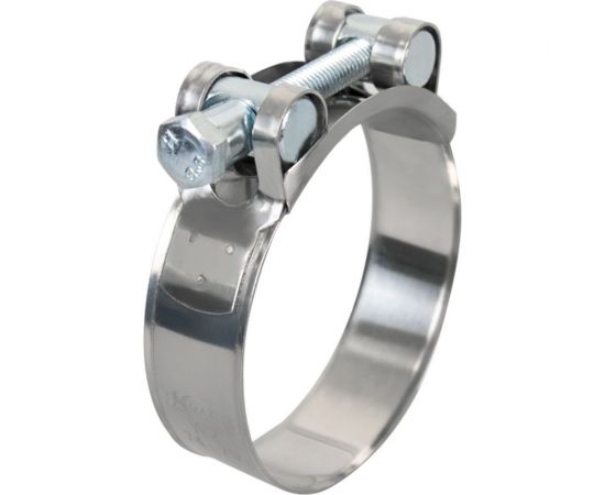 Силовой хомут из нержавеющей стали KRAFT W2, 80-85 мм, уп. 5 шт. KT 880529 – изображение 3