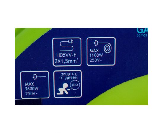 Садовый удлинитель на катушке truEnergy кабель ПВС 2x1,5 мм2 50 м 15508 – изображение 3