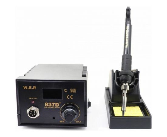 Цифровой антистатический паяльник W.E.P 937D+ 60Вт М0951874 – изображение 5