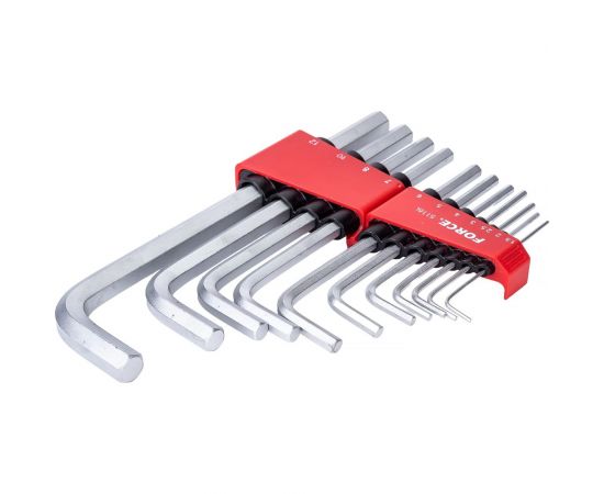 Набор средних Г-образных шестигранников 1,5-12 мм, 11 предметов FORCE 5116L – изображение 3