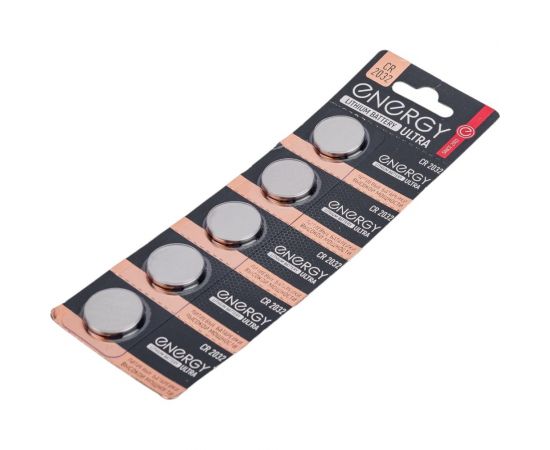 Литиевая батарейка ENERGY Ultra CR2032/5B 104984 – изображение 4