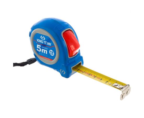 Измерительная рулетка 5м, магнитный крюк KING TONY 79094-05M – изображение 3